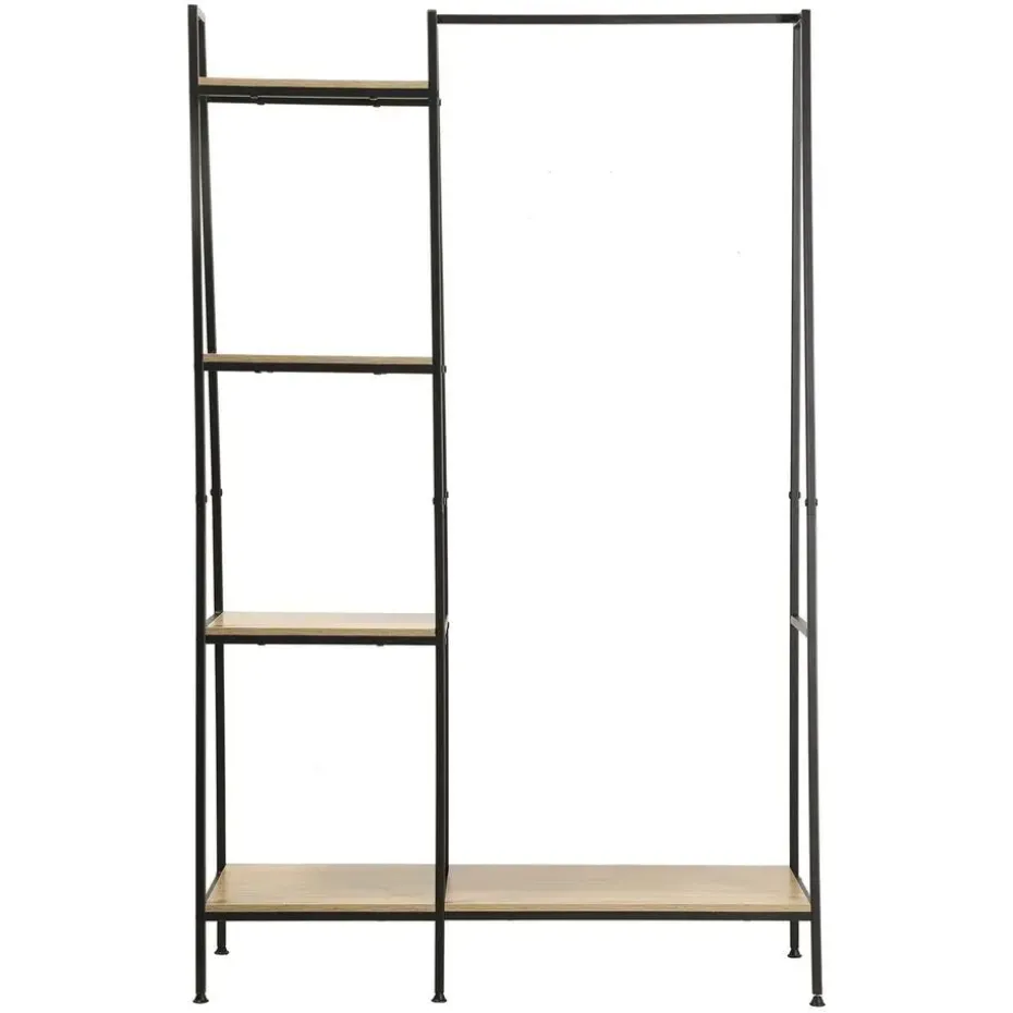 CALICOSY - Kledingkast LEXIE - Hout - 160x101x35 cm