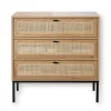 CALICOSY - Ladekast JAYA - Licht hout - 79x80x39 cm