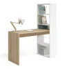 CALICOSY - Omkeerbaar - Licht eiken / wit - 144x120x53 cm