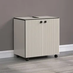 CALICOSY - Onderkast met wielen, 2 deuren PUREBLISS - 42x60x64 cm
