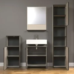CALICOSY - Onderkast met wielen, 2 deuren PUREBLISS - 42x60x64 cm