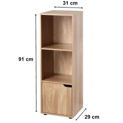 CALICOSY - Opbergkast MODU - Hout - 90.8x30.7x29 cm