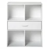 CALICOSY - Opbergplank met 4 compartimenten - 29,5x62x80 cm