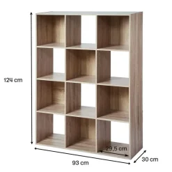CALICOSY - Opbergrek - Licht hout - 124.2x93.3x29.8 cm