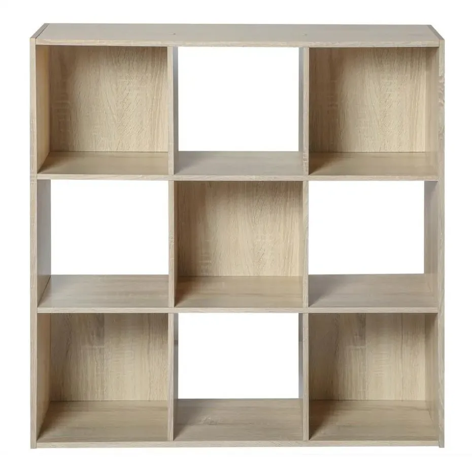 CALICOSY - Opbergrek - Licht hout - 92.5x92.5x29.5 cm
