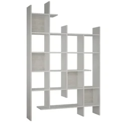 CALICOSY - Rek MANCO - Wit - 188x122x25,5 cm