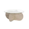 CALICOSY - Salontafel AERIS - Travertijn - 35x75x75 cm