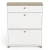 CALICOSY - Schoenenkast IZZY - Wit - 104,3x80,8x24,4 cm