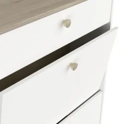 CALICOSY - Schoenenkast IZZY - Wit - 104,3x80,8x24,4 cm