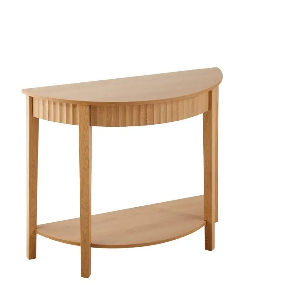 CALICOSY - Sidetable BOLOGNE - Licht hout - 76x100x40 cm