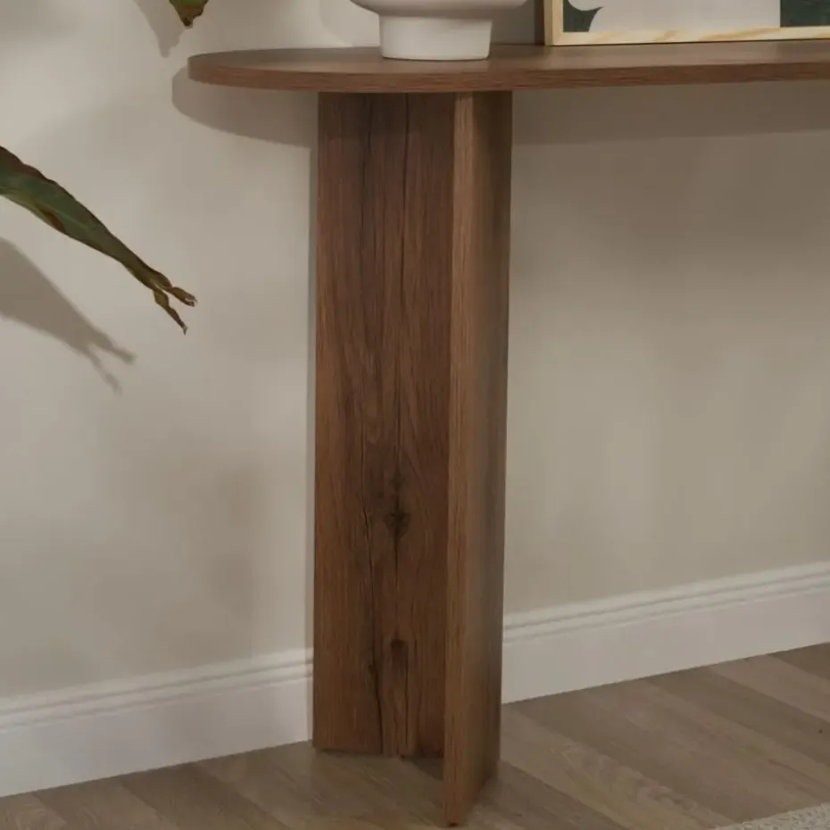 CALICOSY - Sidetable SIRA - Walnoot - 75x150x35 cm