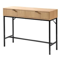 CALICOSY - Sidetable TARA - Licht hout - 80x100x35 cm