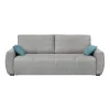 CALICOSY - Slaapbank ALBA - Grijs - 76x246x112 cm