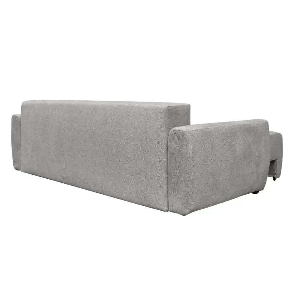 CALICOSY - Slaapbank ALBA - Grijs - 76x246x112 cm