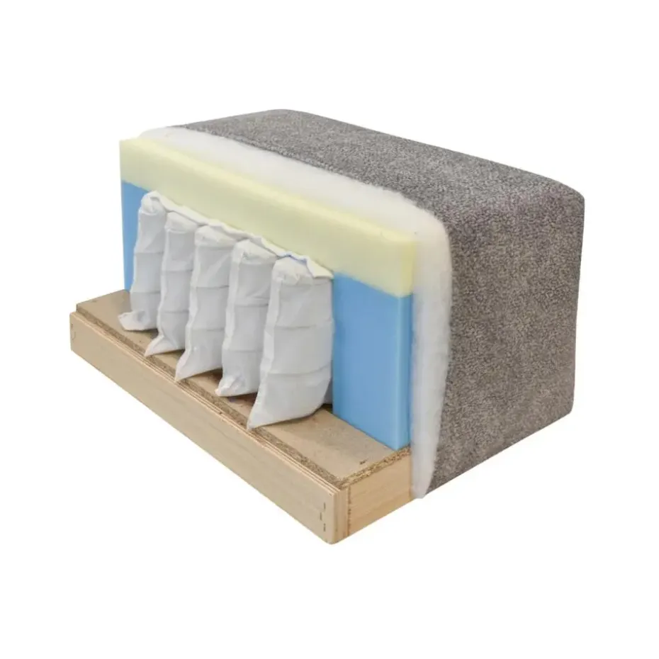 CALICOSY - Slaapbank ALBA - Grijs - 76x246x112 cm