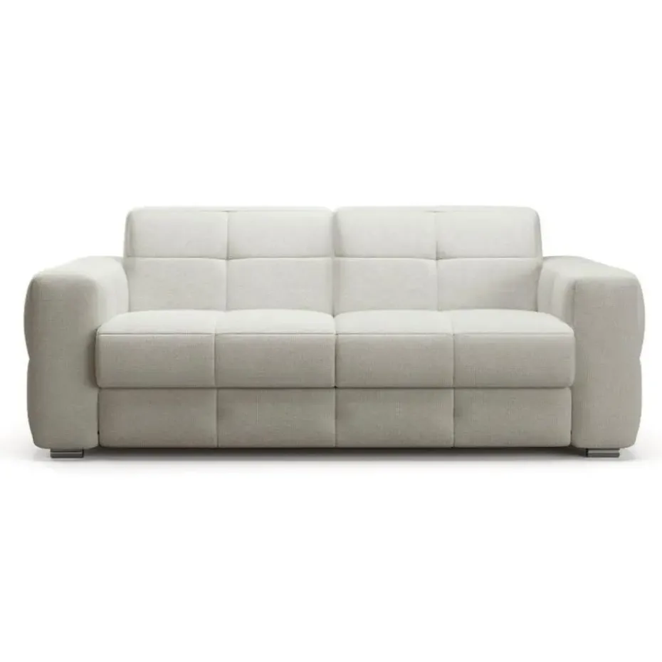 CALICOSY - Slaapbank CAMERON - Beige - 84x207x102 cm