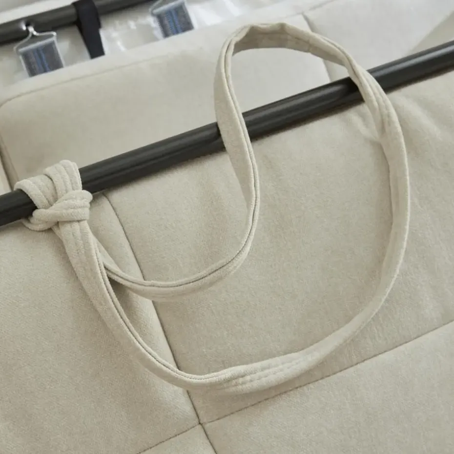 CALICOSY - Slaapbank CAMERON - Beige - 84x207x102 cm