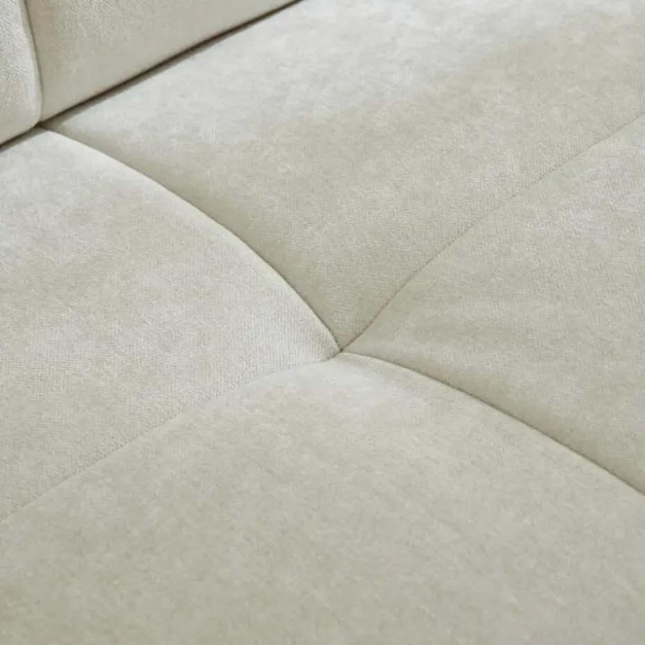 CALICOSY - Slaapbank CAMERON - Beige - 84x207x102 cm