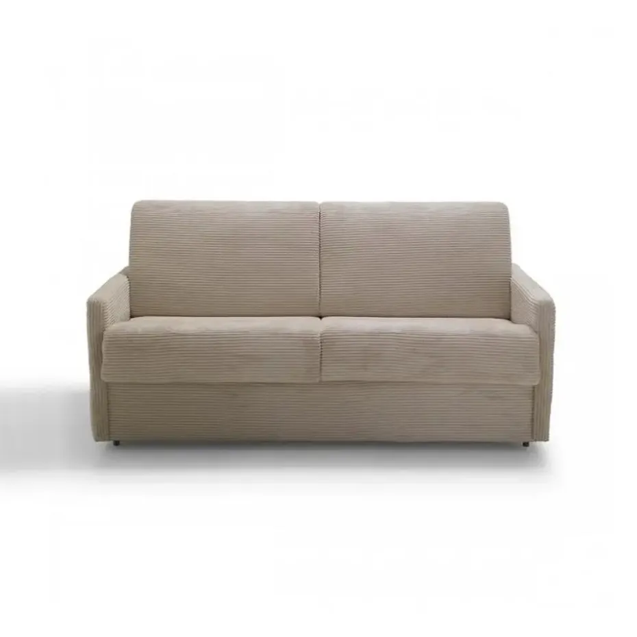 CALICOSY - Slaapbank COSENZA - Ecru - 87x175x100 cm