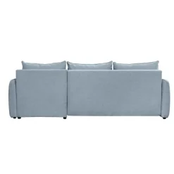 CALICOSY - Slaapbank NAOMI - Blauw - 90x260x175 cm