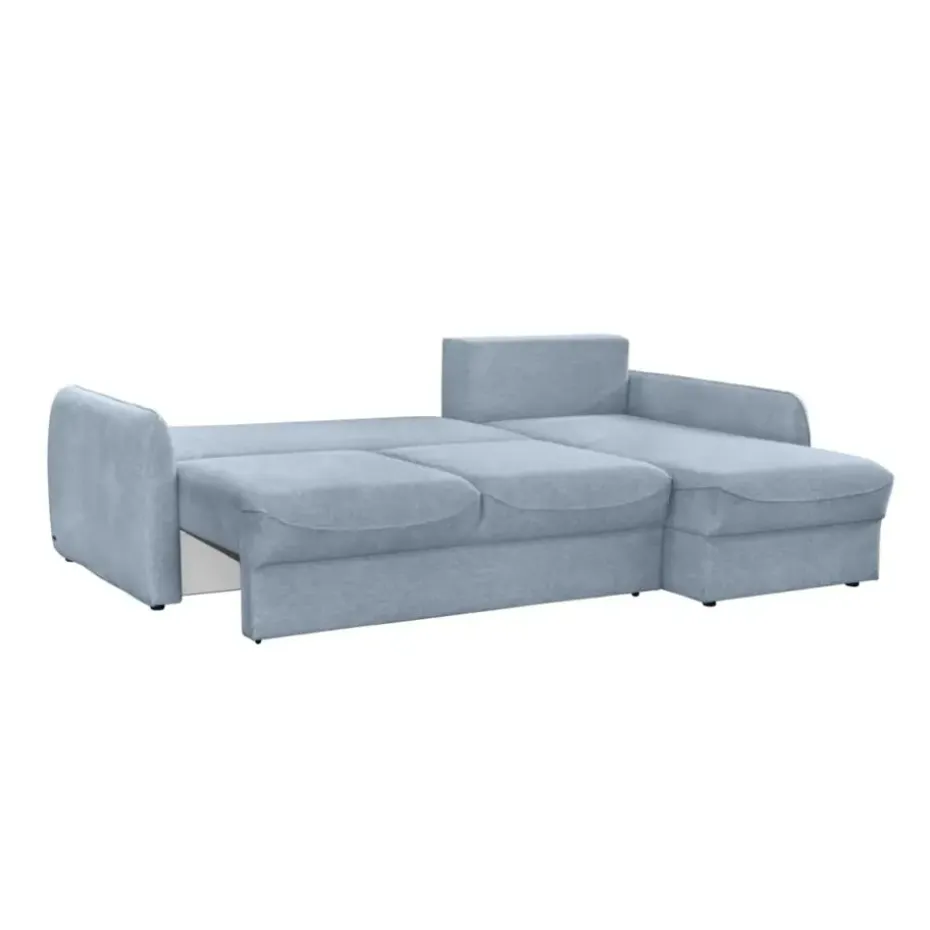 CALICOSY - Slaapbank NAOMI - Blauw - 90x260x175 cm