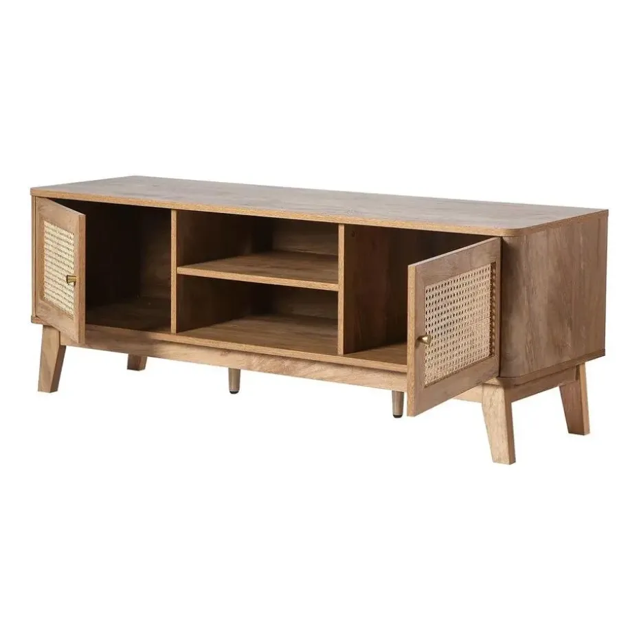 CALICOSY - TV-Meubel PALMO - Licht hout - 49x140x39 cm