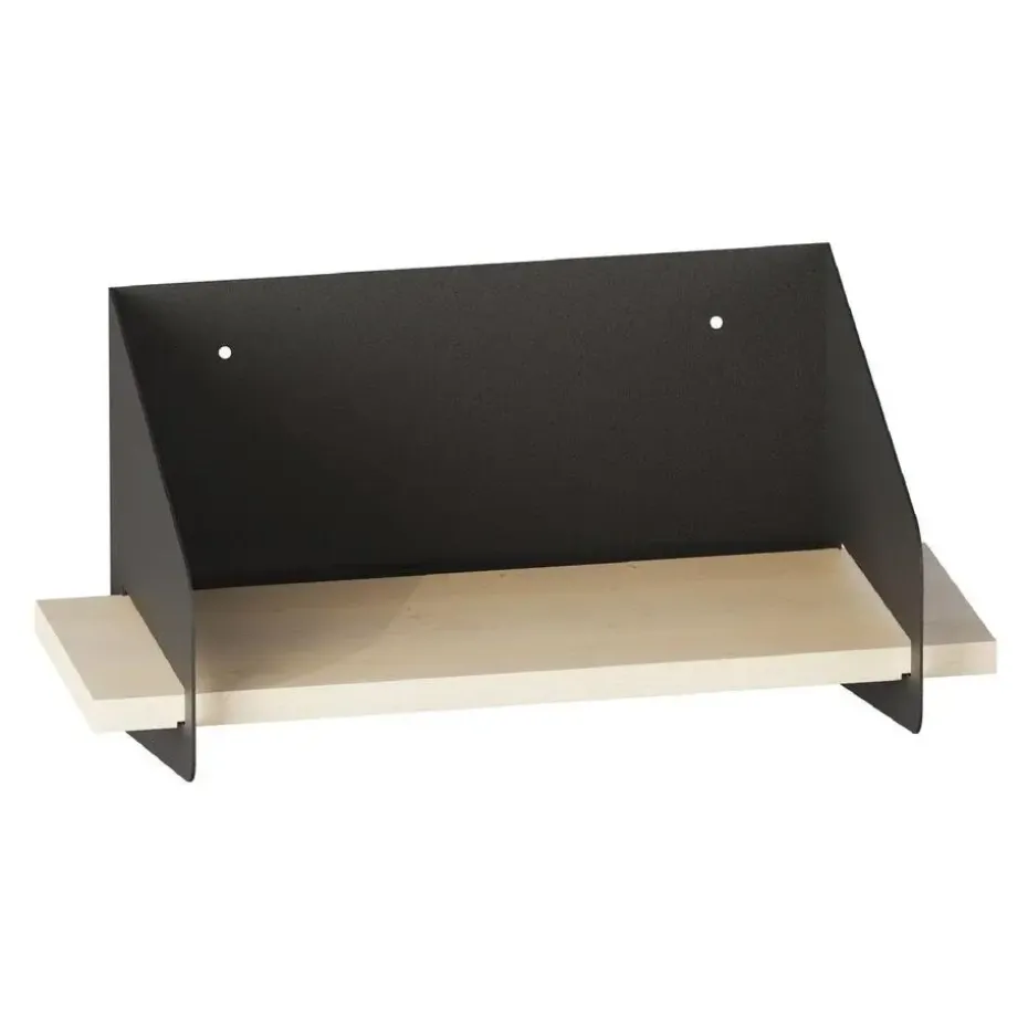 CALICOSY - Wandrek WREN - Zwart/hout - 20x40x19 cm
