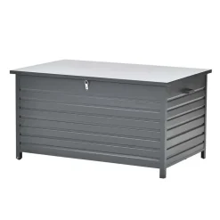 Cambridge kussenbox - aluminium - 155x97xH82,5 cm - carbon black