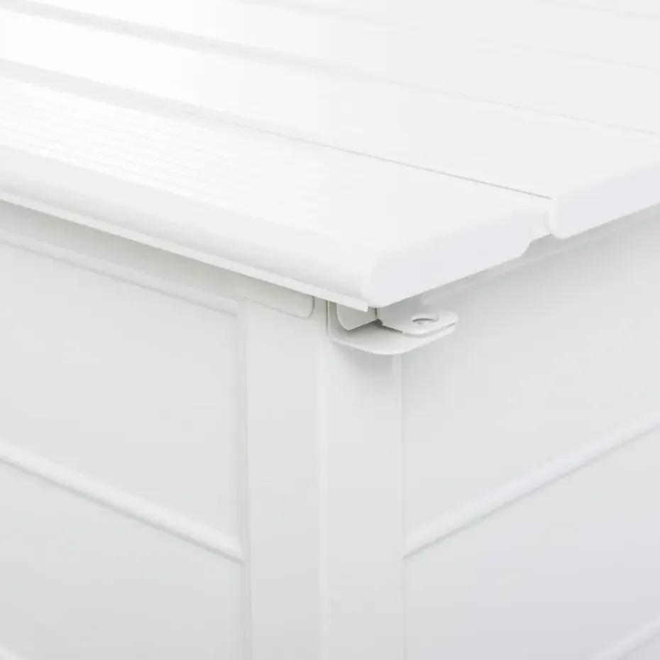 CAMPALTO - Kussenbox - Wit - 113 x 50 cm - Aluminium