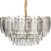 CANAGUA - Kroonluchter - Messing/Transparant - Glas