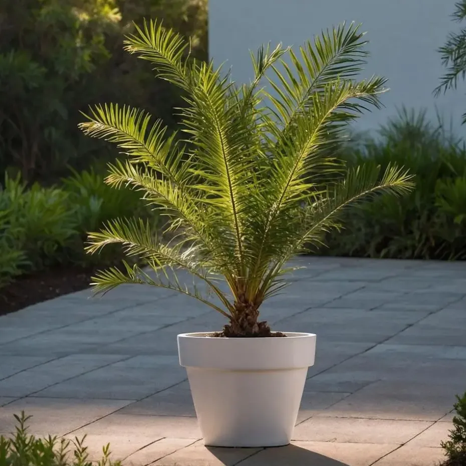 Canarische Dadelpalm - Phoenix canariensis - Hoogte 50-60cm - ⌀15cm