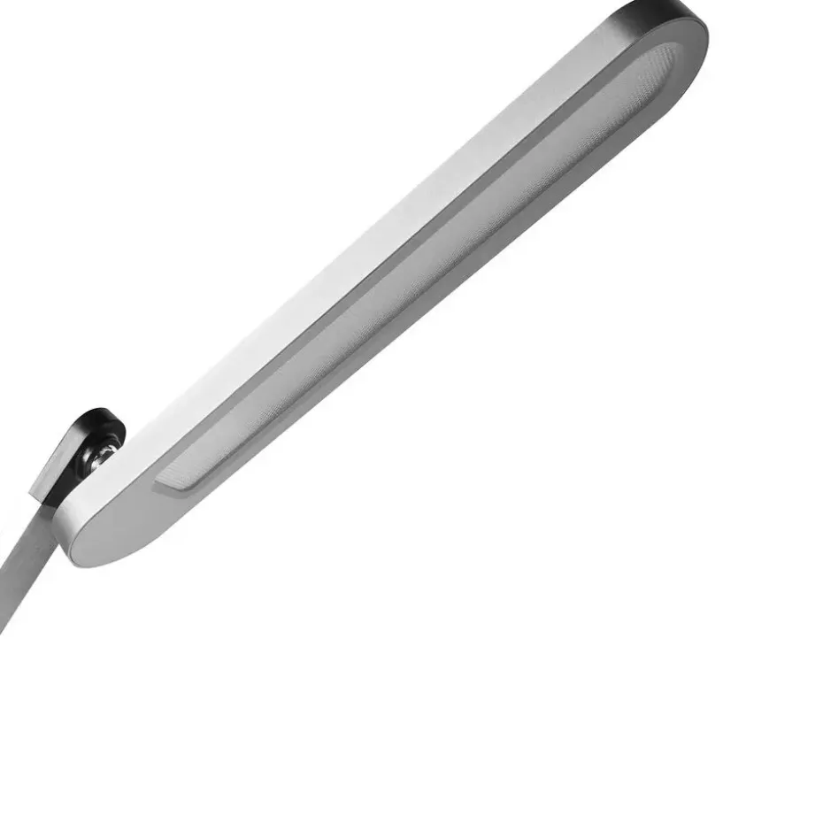 CAROY - Bureaulamp LED - Grijs - Synthetisch materiaal