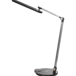 CAROY - Bureaulamp LED - Zwart - Synthetisch materiaal