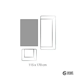 Carpet Studio Ohio Vloerkleed - Beige - 115x170cm