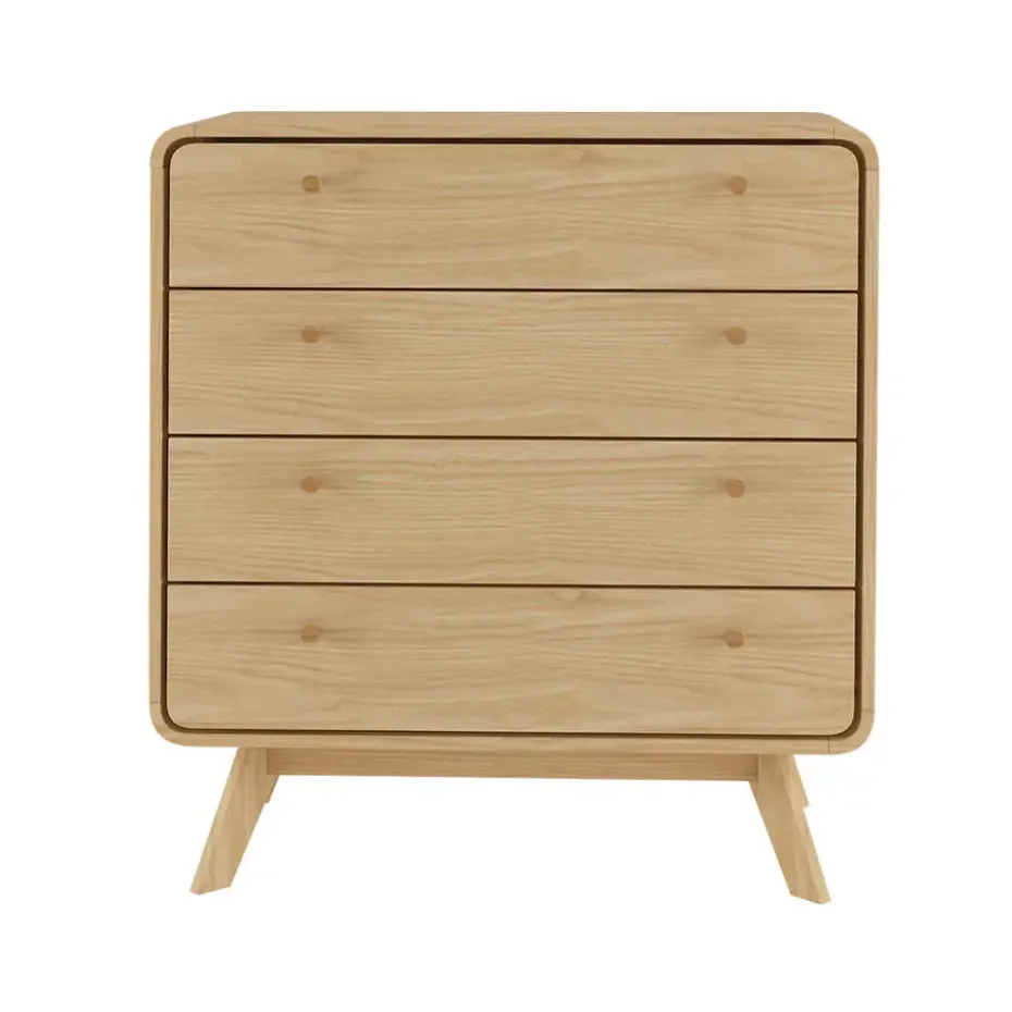 Cassie - Commode met 4 laden in eikenlook