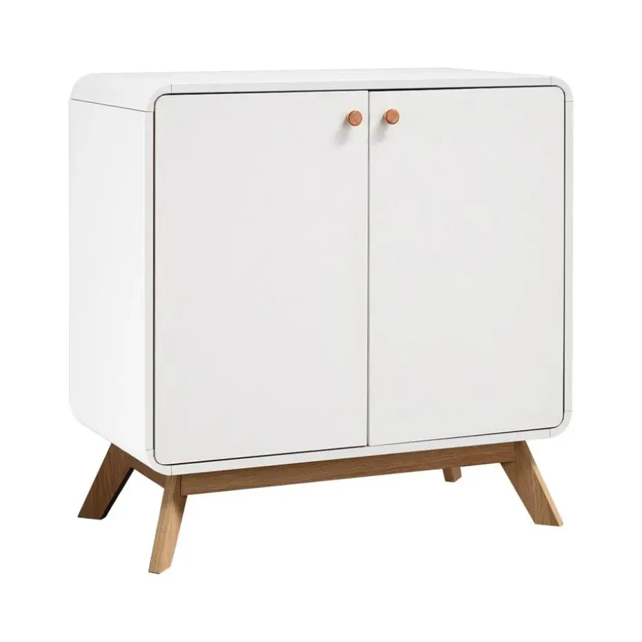 Cassie - Dressoir met 2 witte spaanplaatdeuren