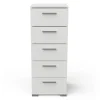 CBA Ladekast Izzy - 41,9 x 39,8 x 101,8 cm - Wit