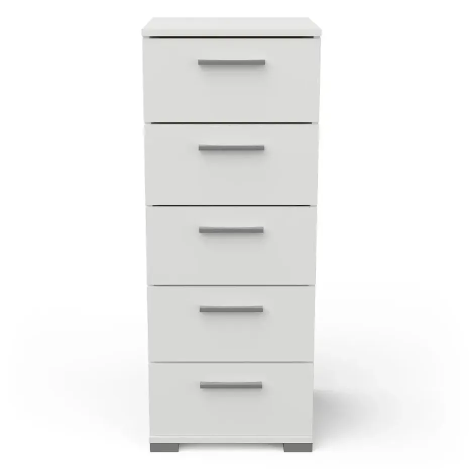 CBA Ladekast Izzy - 41,9 x 39,8 x 101,8 cm - Wit