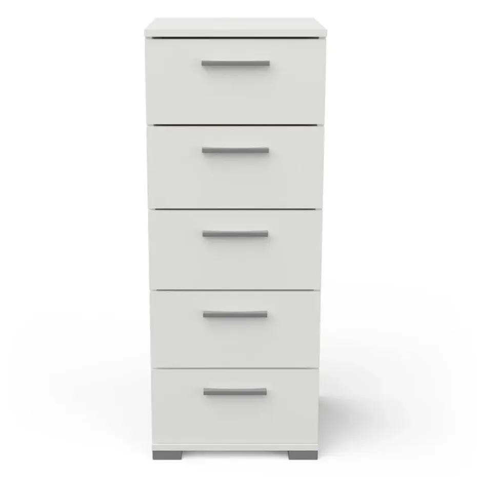 CBA Ladekast Izzy - 41,9 x 39,8 x 101,8 cm - Wit