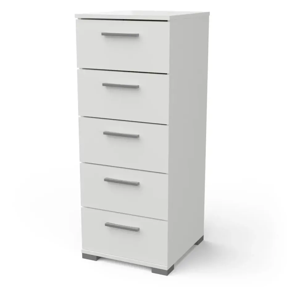 CBA Ladekast Izzy - 41,9 x 39,8 x 101,8 cm - Wit