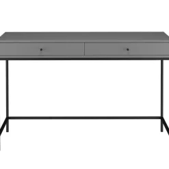 Celine - Bureau met 2 laden in grijs MDF