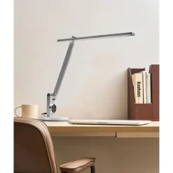 CETUS - Bureaulamp LED - Zilver - Synthetisch materiaal