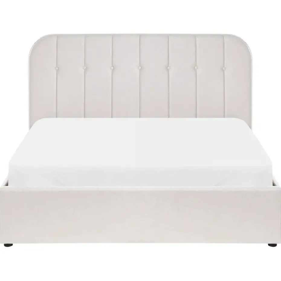 CHALLANS - Bed met opbergruimte - Off-white - 140 x 200 cm - Stof