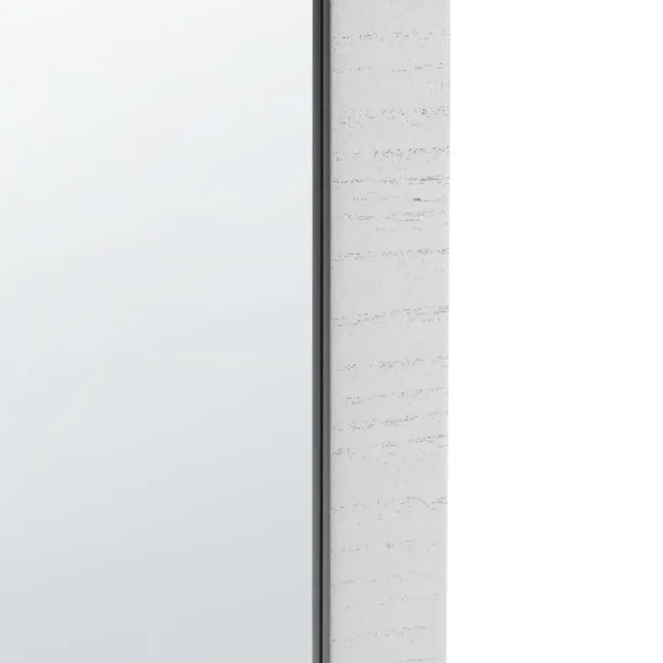CHANU - Wandspiegel - Zilver - Hout