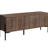 Charlie - Laag dressoir met 3 deuren in walnoot-look