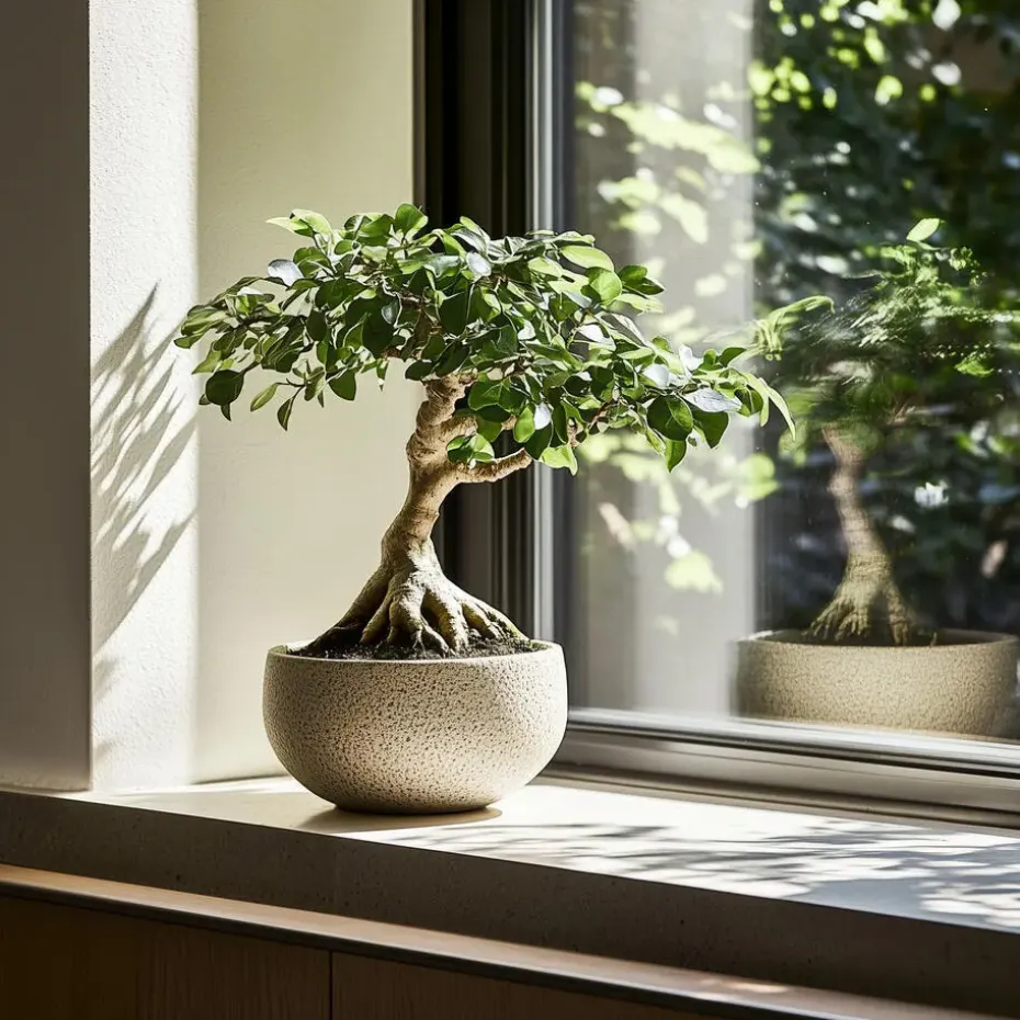 Chinese vijg - Ficus microcarpa - Hoogte 30-40cm - ⌀12cm