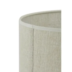 Cilinder Lampenkap Breska - Parel Wit - Ø40x30cm