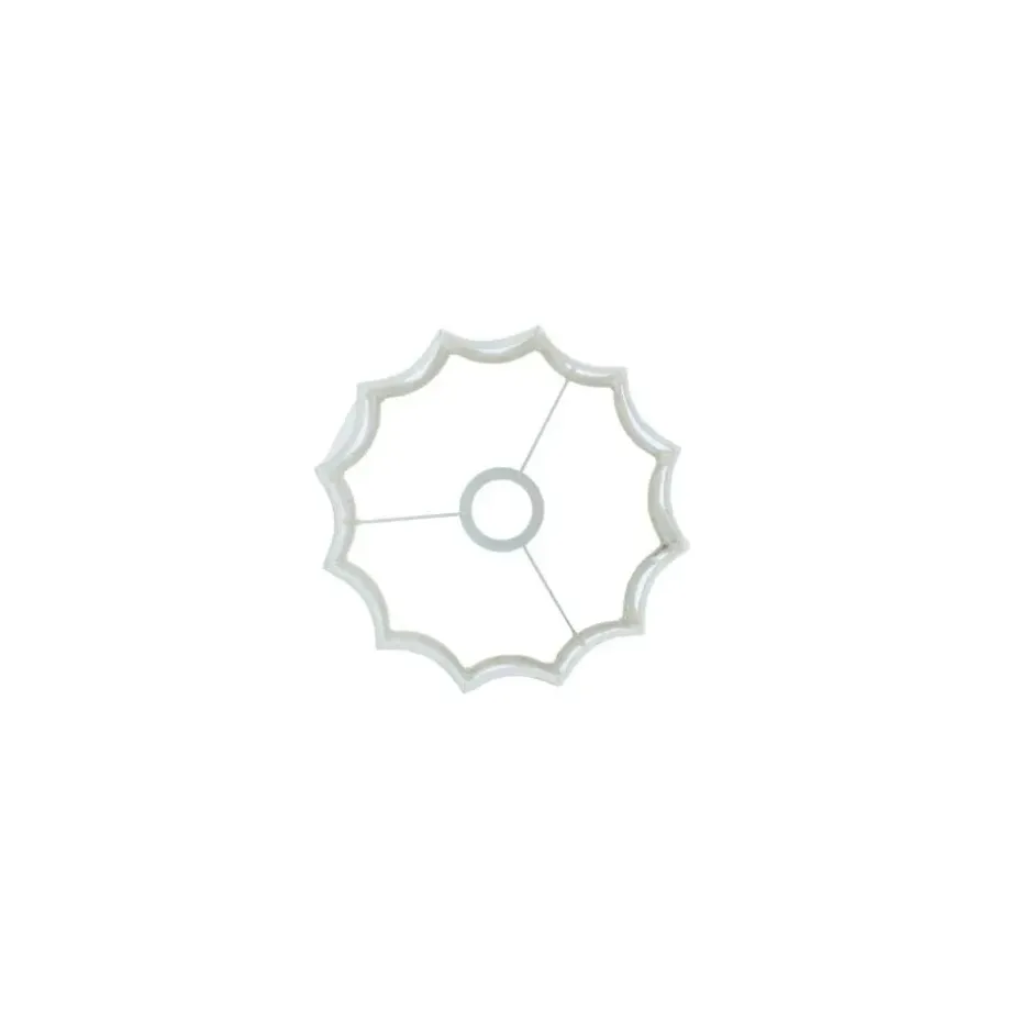 Cilinder lampenkap Disli - Wit - Ø24cm