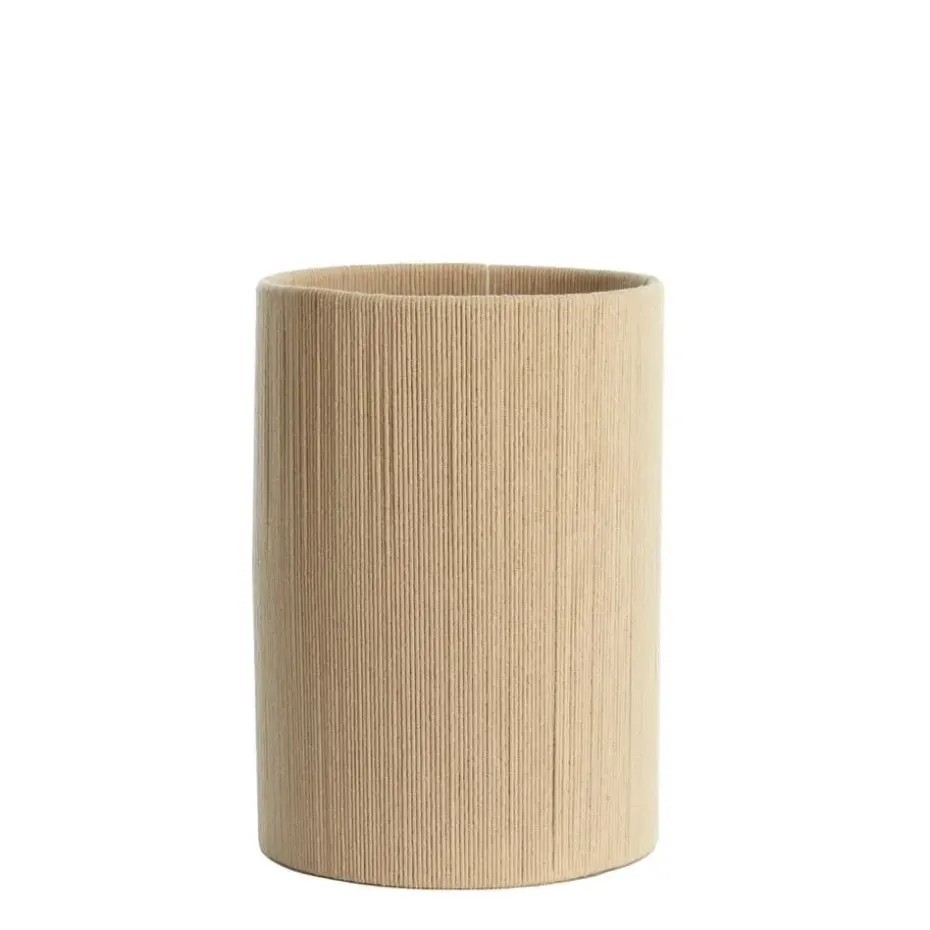 Cilinder lampenkap Medan - Beige - 25x25x36cm