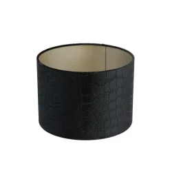 Cilinder Lampenkap Praya - Zwart - Ø30x21cm